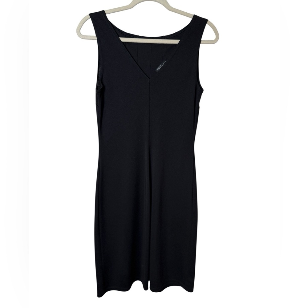 Chic Black Sleeveless Mini Dress